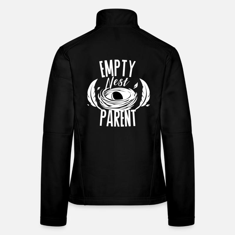 Empty Nest Parent – Minimal Eltern Design Frauen Softshelljacke