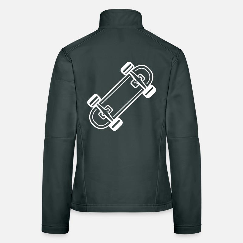 Skateboard Comic Style Women's Softshell Jacket