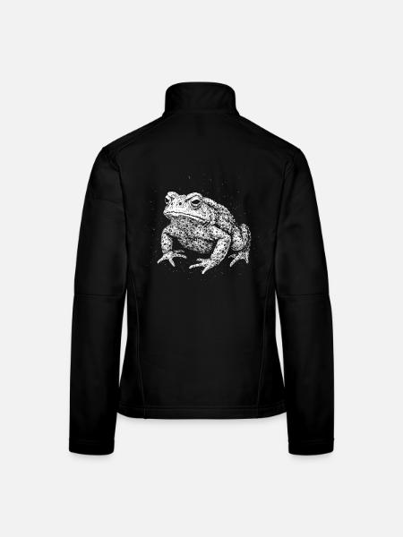 Toad - Women's Softshell Jacket - black - Back