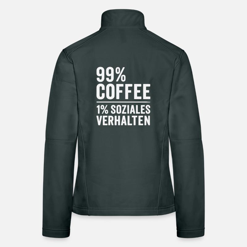 99% Coffee Women's Softshell Jacket