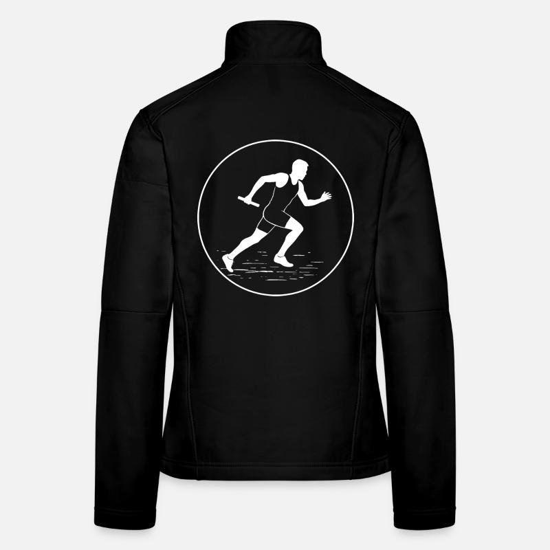 Passation de témoin dans un sprint Veste en tissu softshell Femme