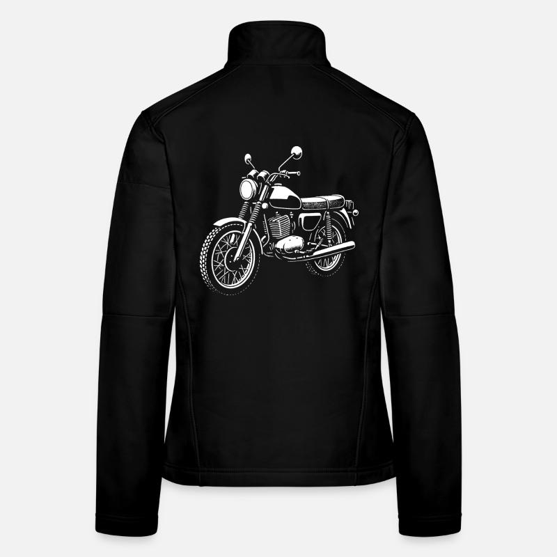 Zweitakt-Legende Retro Frauen Softshelljacke