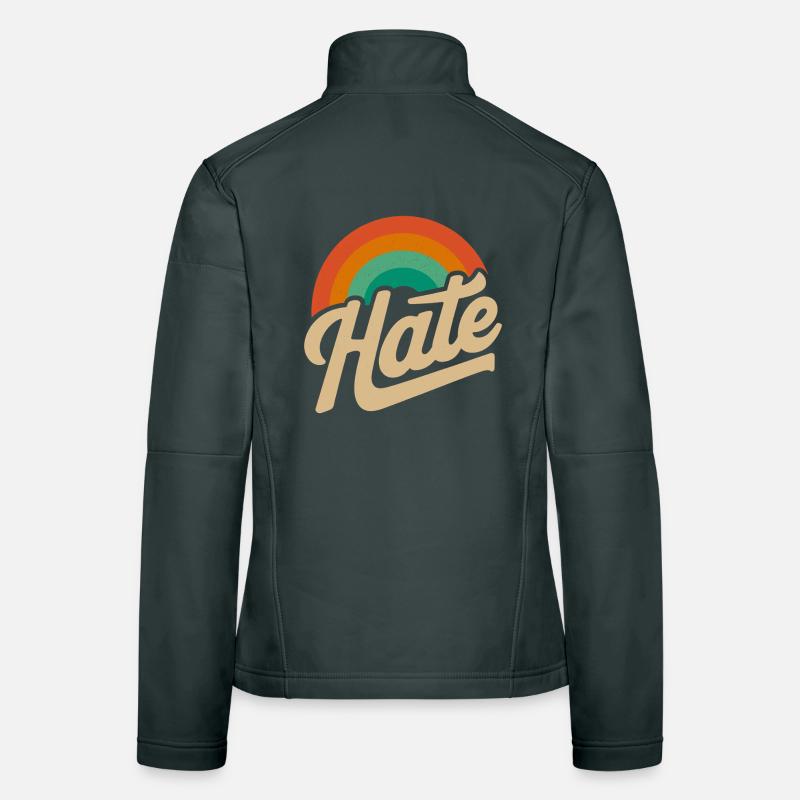 Hate aber auf eine nette weise Frauen Softshelljacke