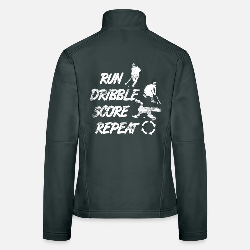 Run, dribble, score, repeat Women's Softshell Jacket
