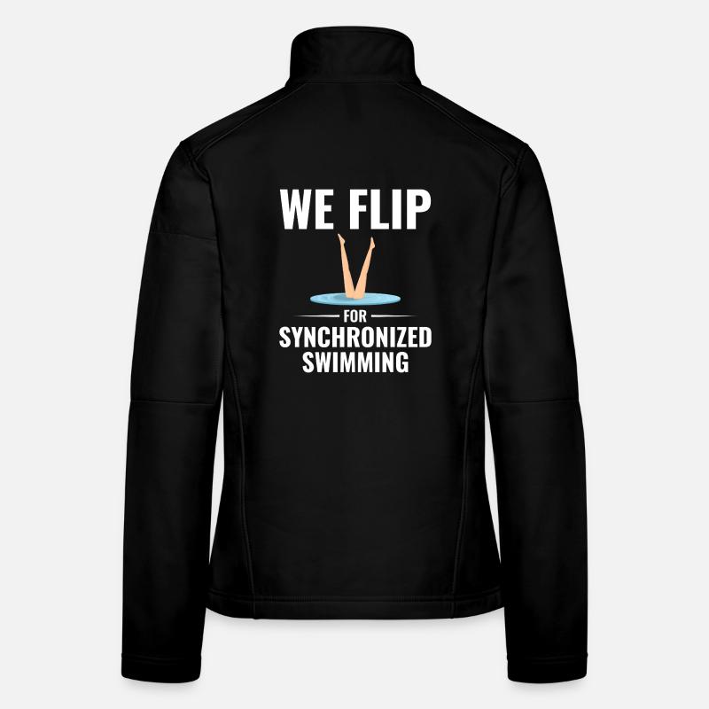 Wir drehen fürs Synchronschwimmen Frauen Softshelljacke