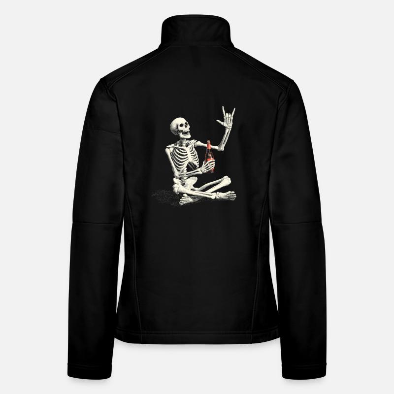 Rock Skelett Frauen Softshelljacke