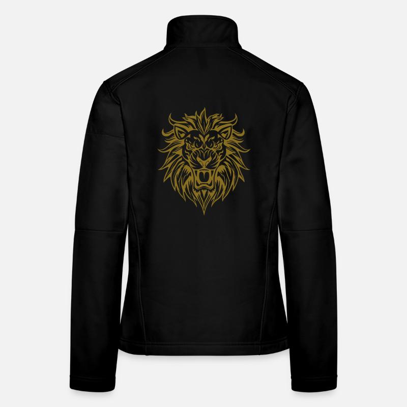 Majestic lion head graphic Women's Softshell Jacket