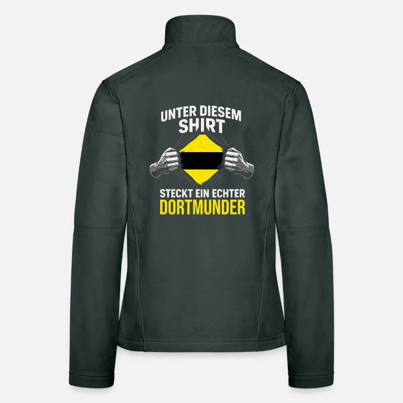 Underneath this shirt is a real Dortmunder Women's Softshell Jacket