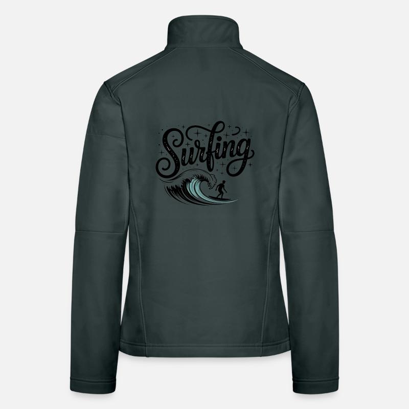 Surf - Logo Cool Surfer Veste en tissu softshell Femme