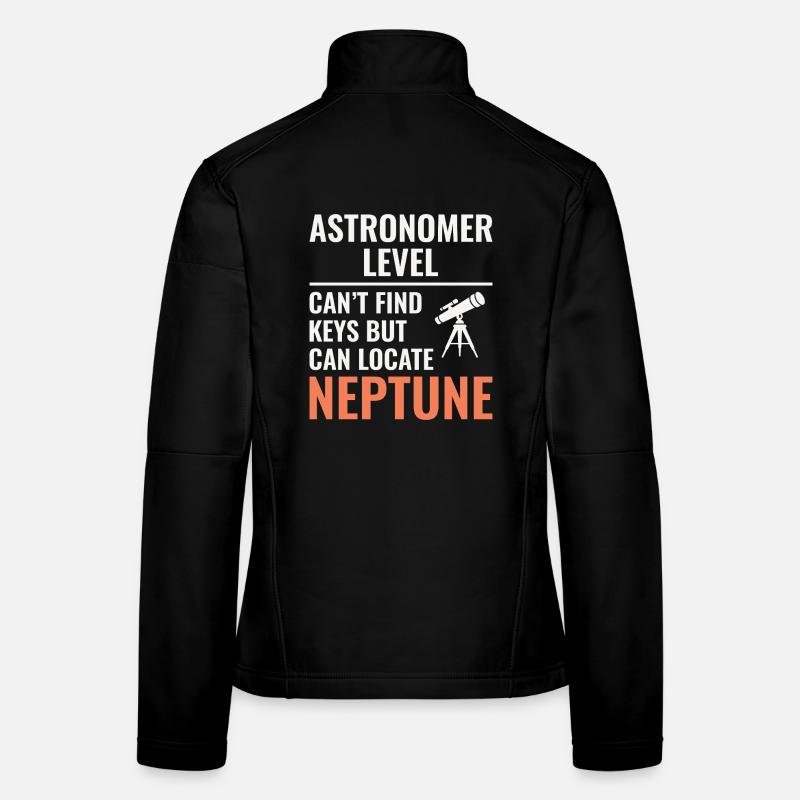 Astronomy Planet Lover Design  Women's Softshell Jacket