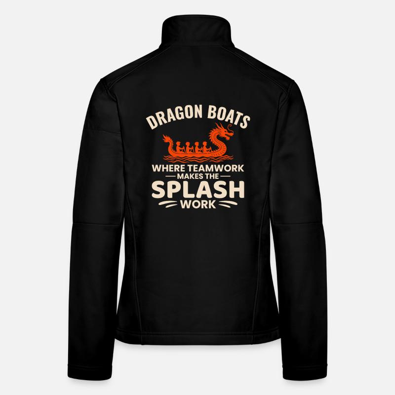 Synchronisiertes Paddelteam Frauen Softshelljacke