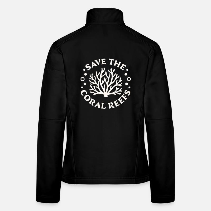 Save the coral reef great barrier conservation Women's Softshell Jacket