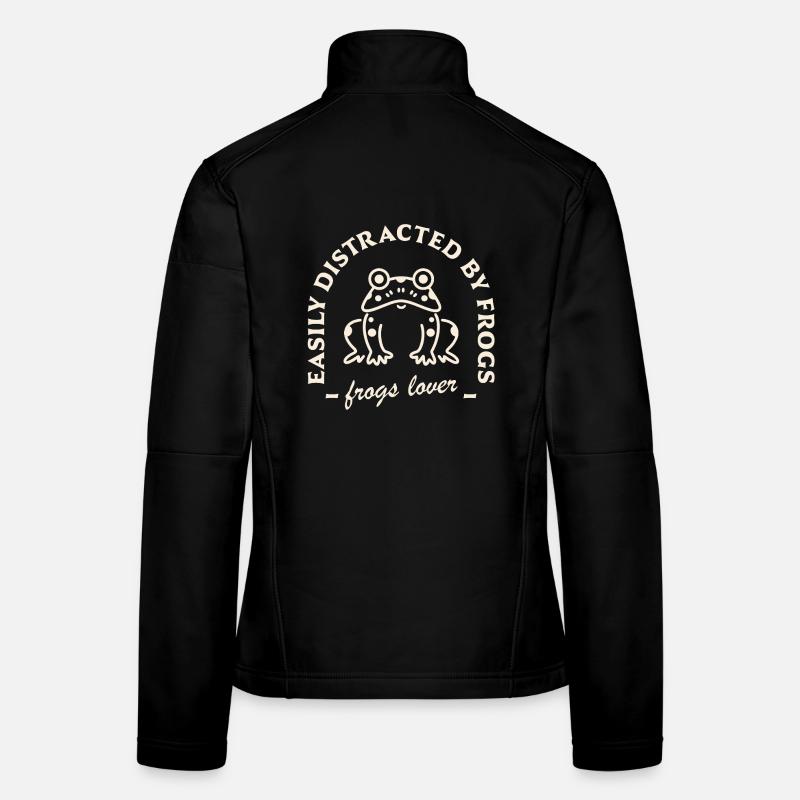 Funny frog lovers humorous quotes Women's Softshell Jacket