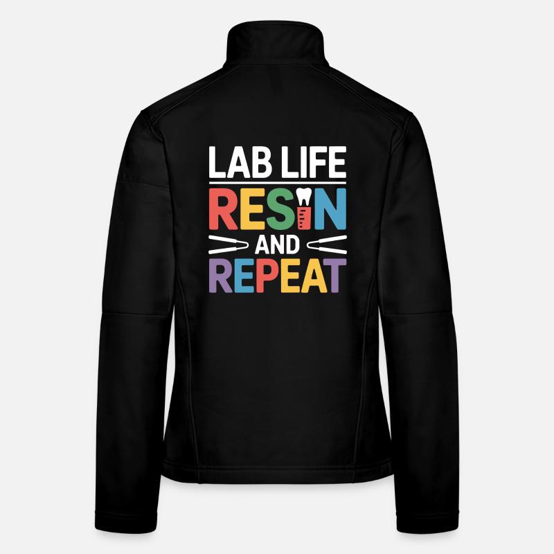 Dental Lab Technician Work Art  Women's Softshell Jacket
