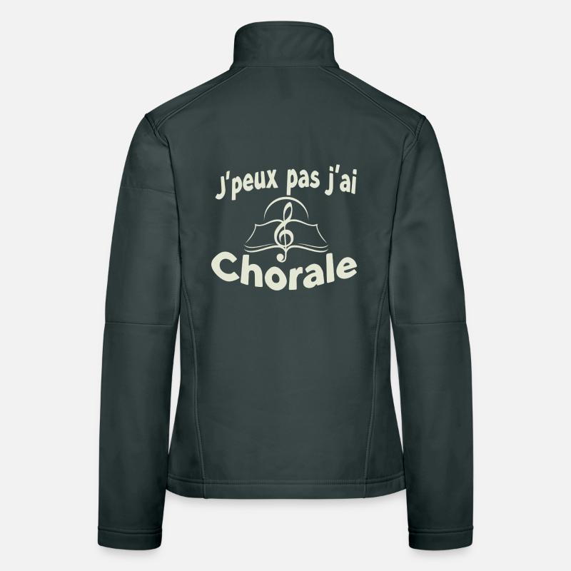 I can't I have a choir Women's Softshell Jacket