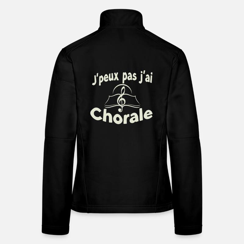 J'peux pas j'ai Chorale Veste en tissu softshell Femme