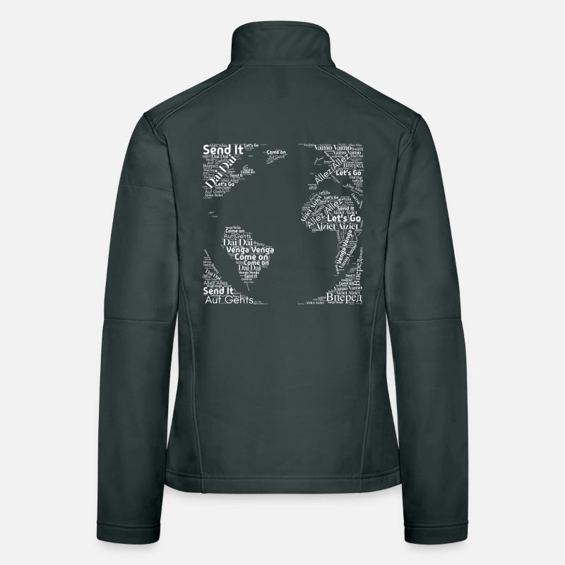 We Cheer For You - White Women's Softshell Jacket
