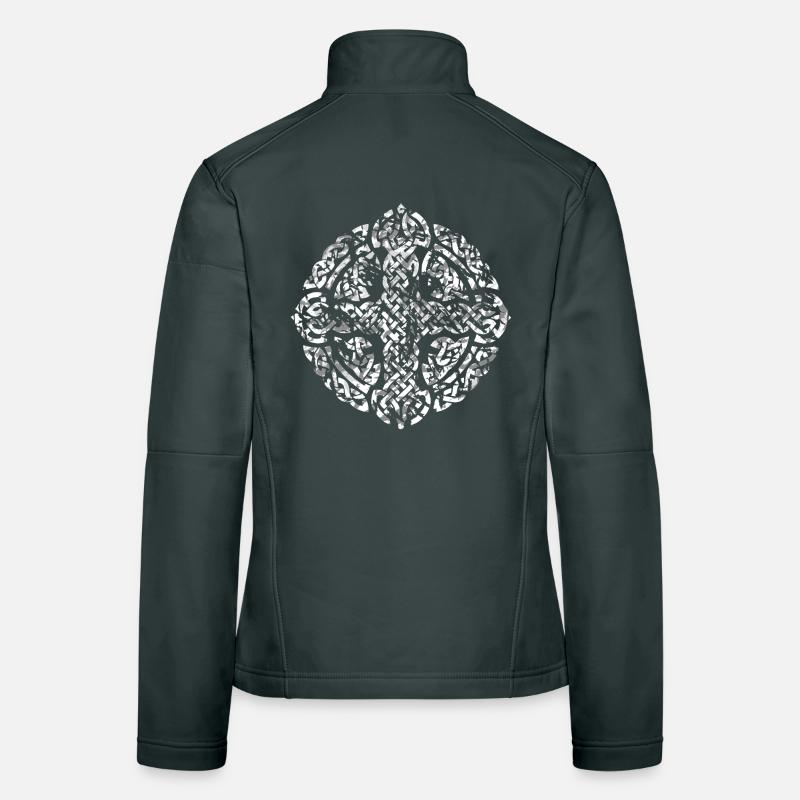 Croix Celtique Veste en tissu softshell Femme