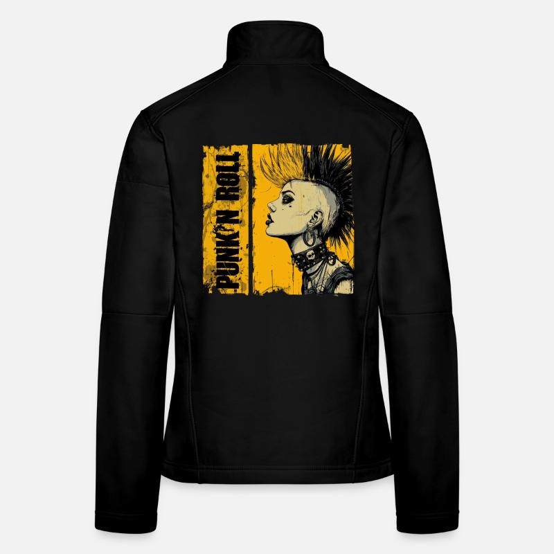 Punk'n Roll Mädchen  Frauen Softshelljacke