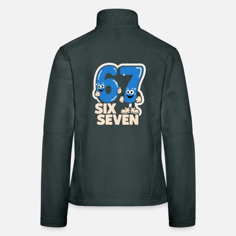 67 Six Seven 6 7 - Funny Italian Women's Softshell Jacket