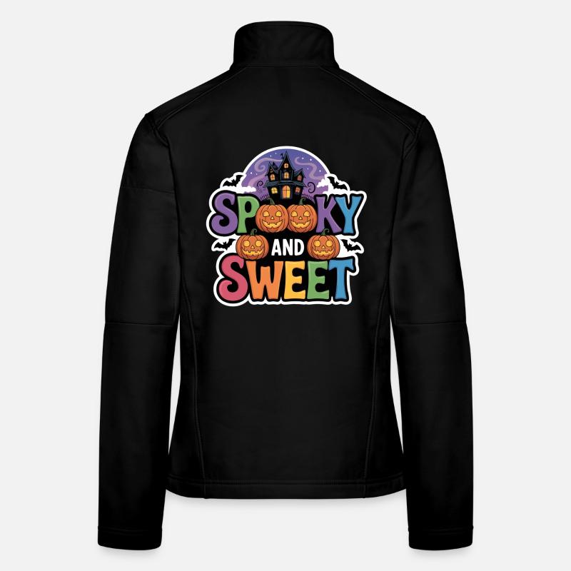 Halloween effrayant et doux Veste en tissu softshell Femme
