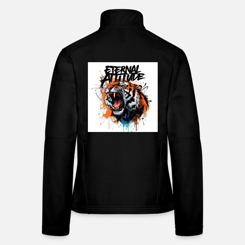 Pose du tigre éternel Veste en tissu softshell Femme