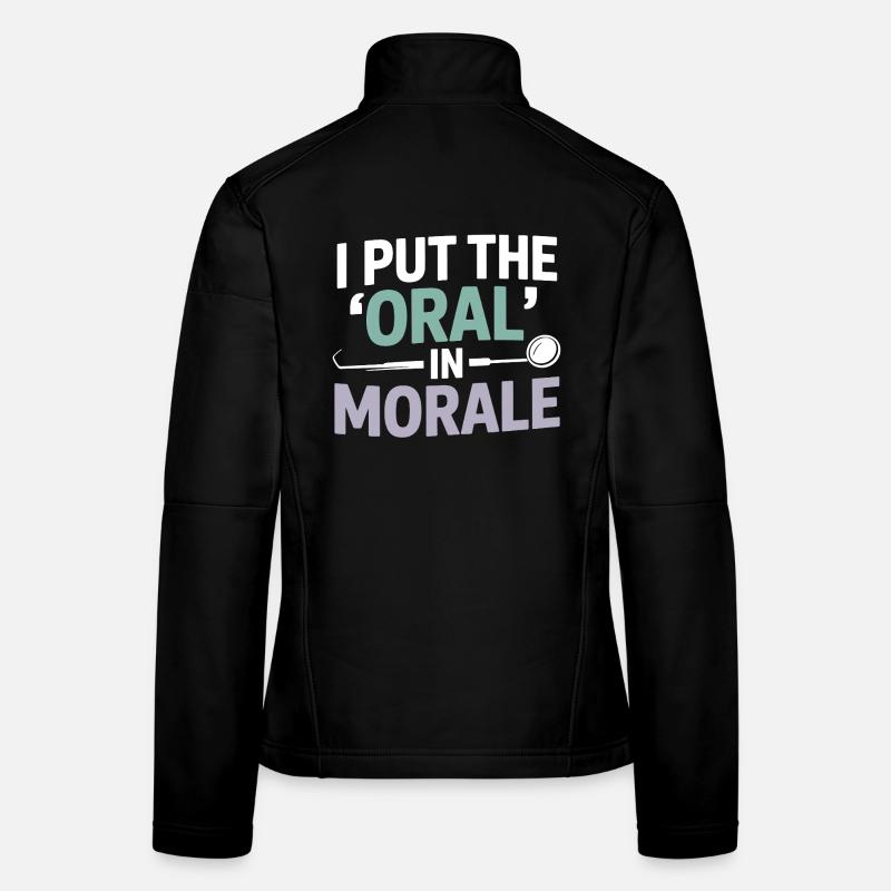 Conception de la pratique clinique d’un dentiste Veste en tissu softshell Femme