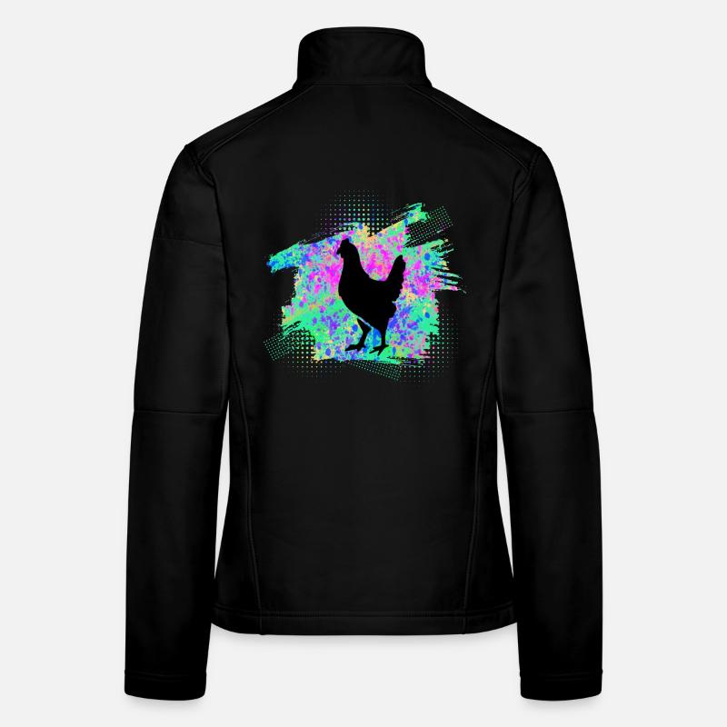 Poulets Poulets Veste en tissu softshell Femme