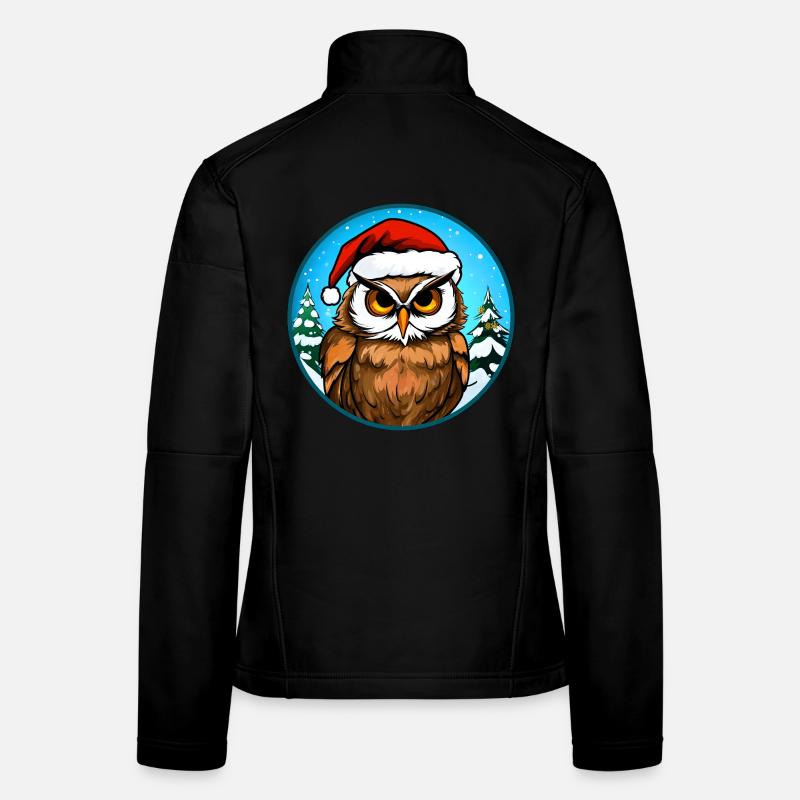 Owls Christmas Women's Softshell Jacket