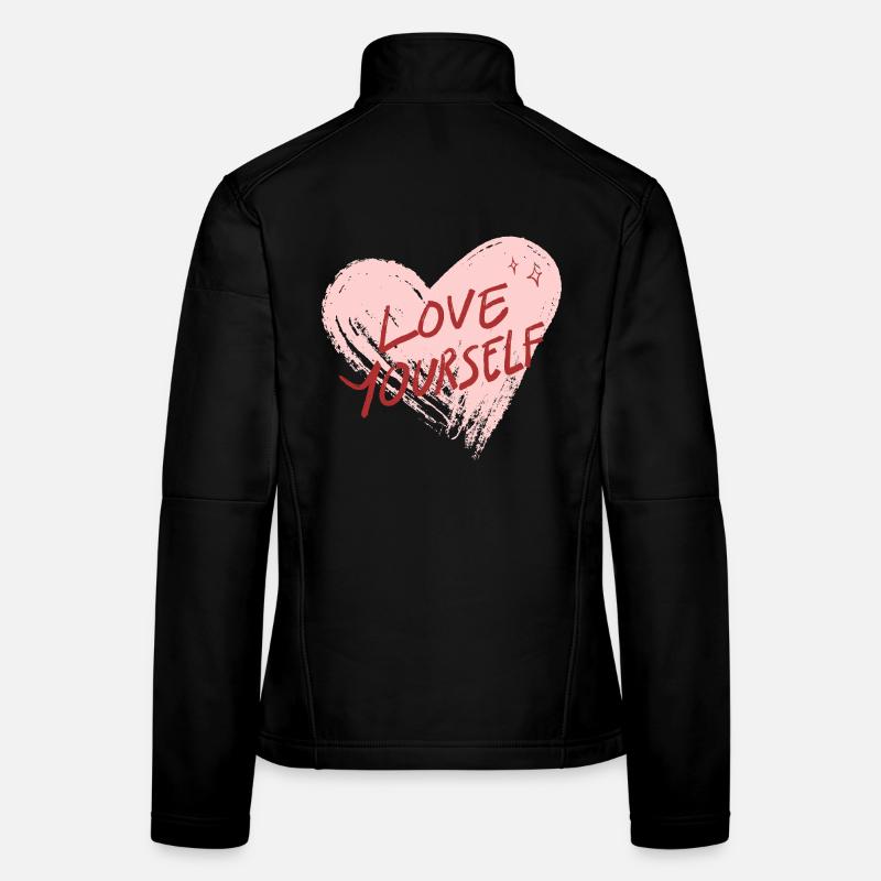 Love Yourself Frauen Softshelljacke