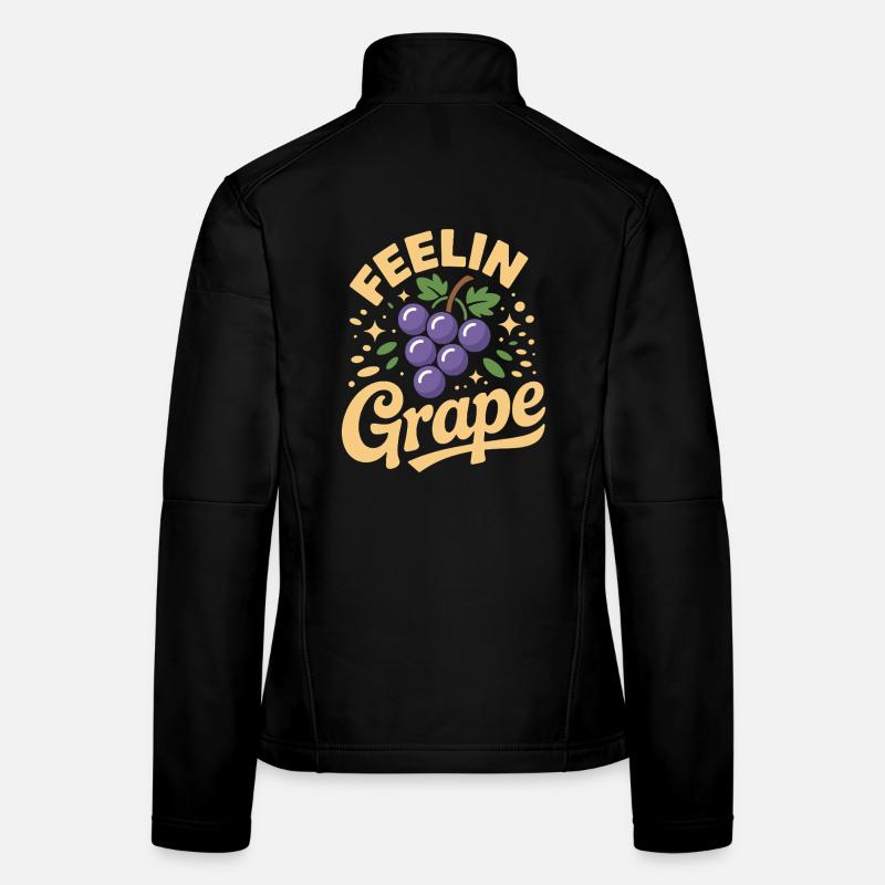 Feelin Grape Veste en tissu softshell Femme