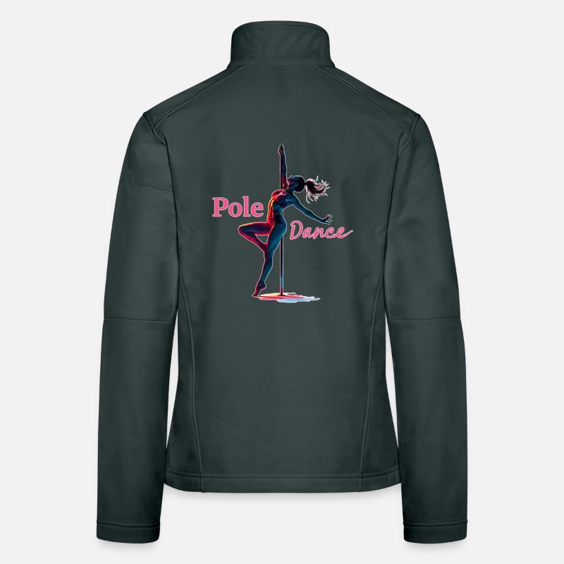 Pole Dance Poledancerin edel akrobatisch Geschenk Frauen Softshelljacke
