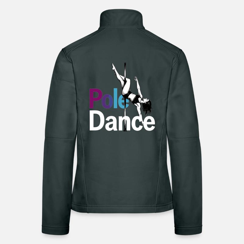 Pole Dance Poledancerin grafisch akrobatisch Gesch Frauen Softshelljacke