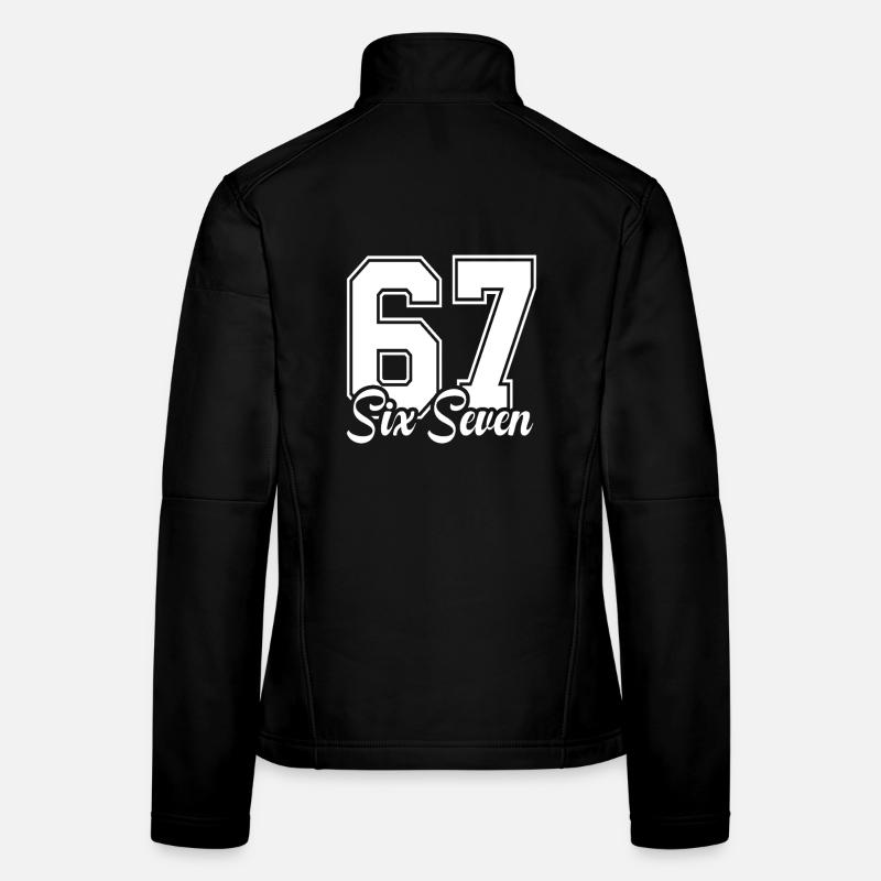 67 - Six Seven  6-7 SixSeven - Frauen Softshelljacke - Schwarz
