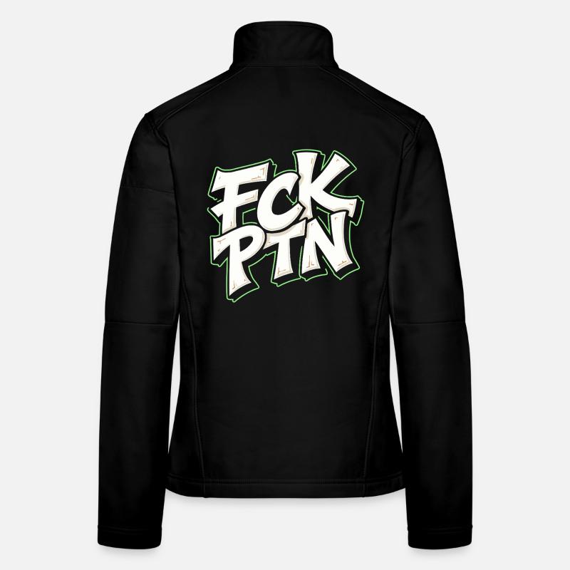 FCK PTN Anti Putin Statement Frauen Softshelljacke