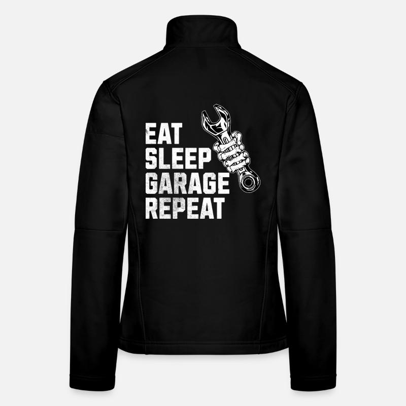 Eat Sleep Garage  Frauen Softshelljacke