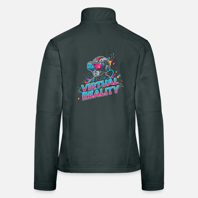 Science-fiction en réalité virtuelle Veste en tissu softshell Femme