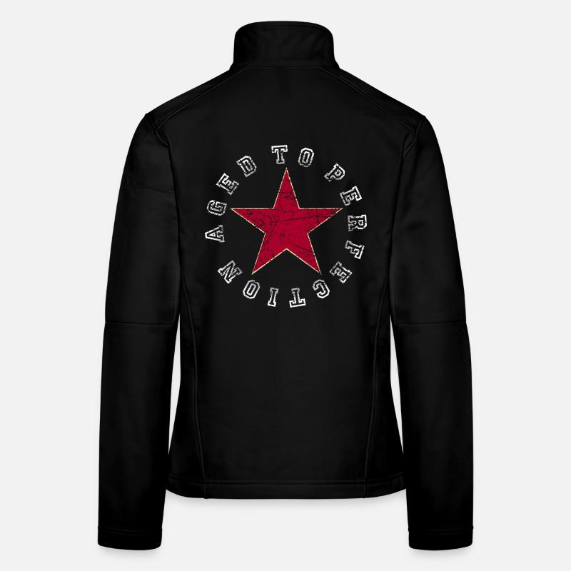 Aged To Perfection Geburtstagsgeschenk jedes Alter - Frauen Softshelljacke - Schwarz