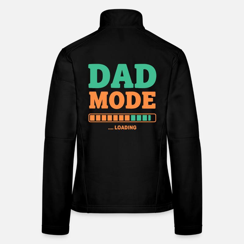Dad Mode Loading für stolze werdende Väter Frauen Softshelljacke