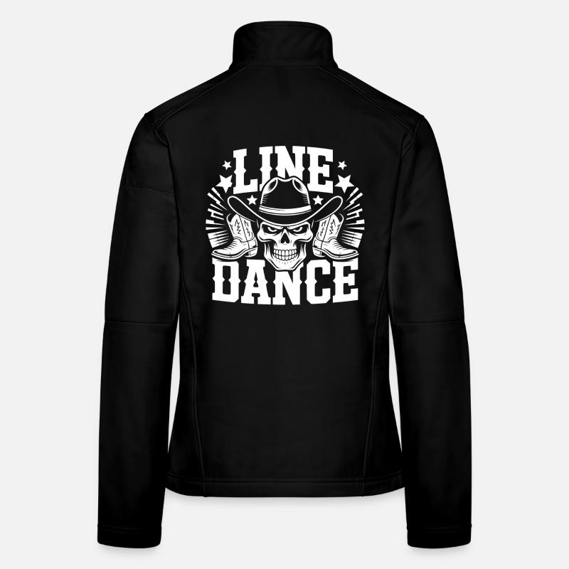 Western de la danse en ligne Veste en tissu softshell Femme
