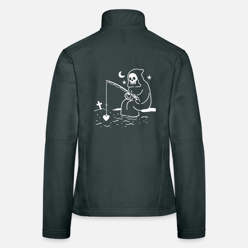Grim Reaper's Heart Catcher Women's Softshell Jacket