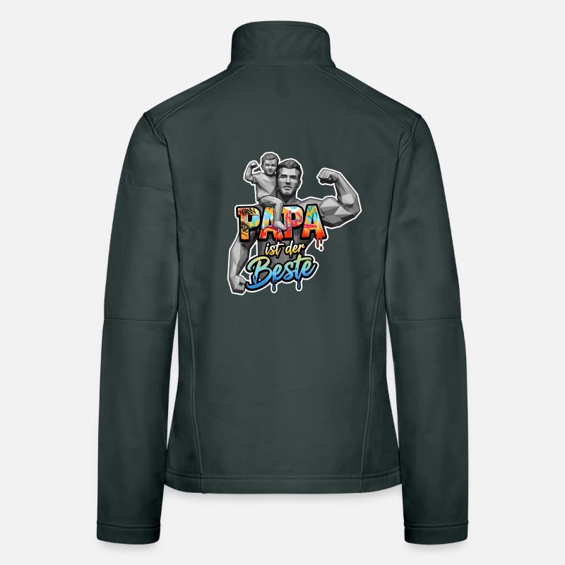 Papa ist der Beste Frauen Softshelljacke