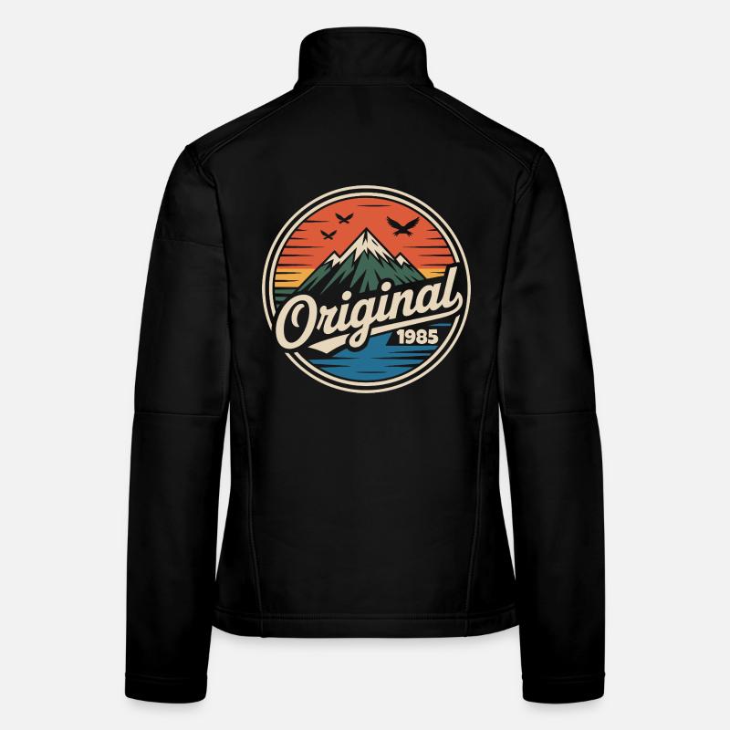 Originales Retro-Jubiläum von 1985 Frauen Softshelljacke