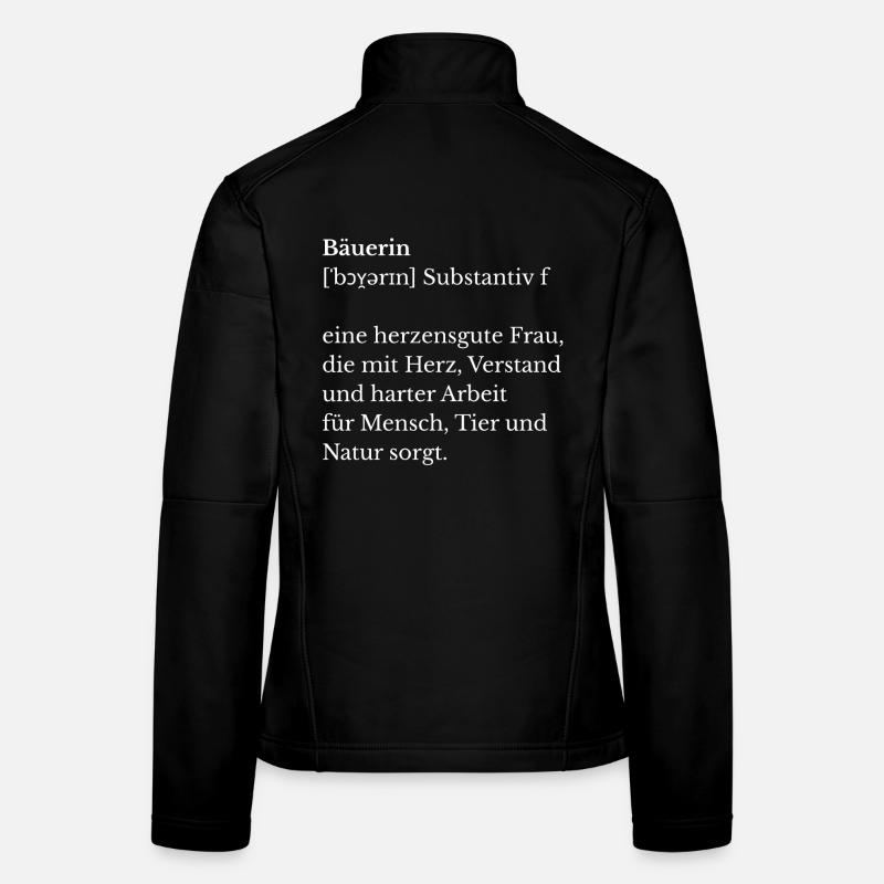 Bäuerin T-Shirt – Starkes Statement fürs Landleben Frauen Softshelljacke