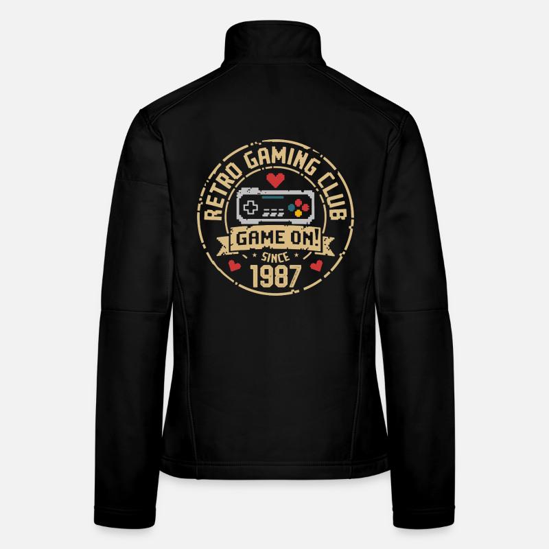 Vintage 1987 Geburtstag 1987 Geschenk 1987  Frauen Softshelljacke