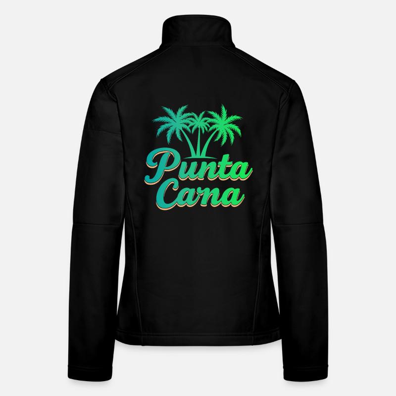 Punta Cana Karibik Urlaub mit Palmen Frauen Softshelljacke