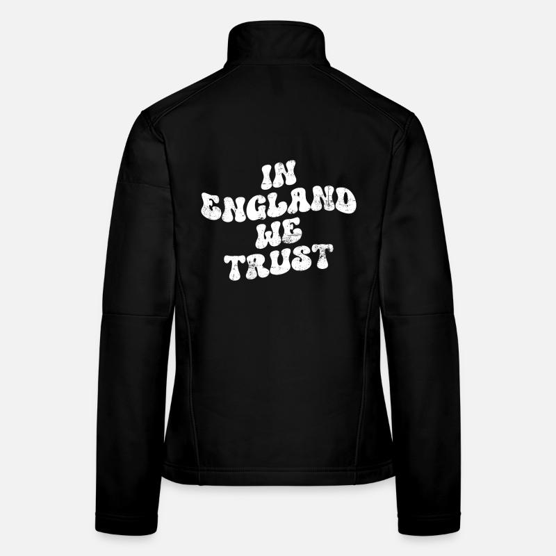 En Angleterre, nous faisons confiance Veste en tissu softshell Femme
