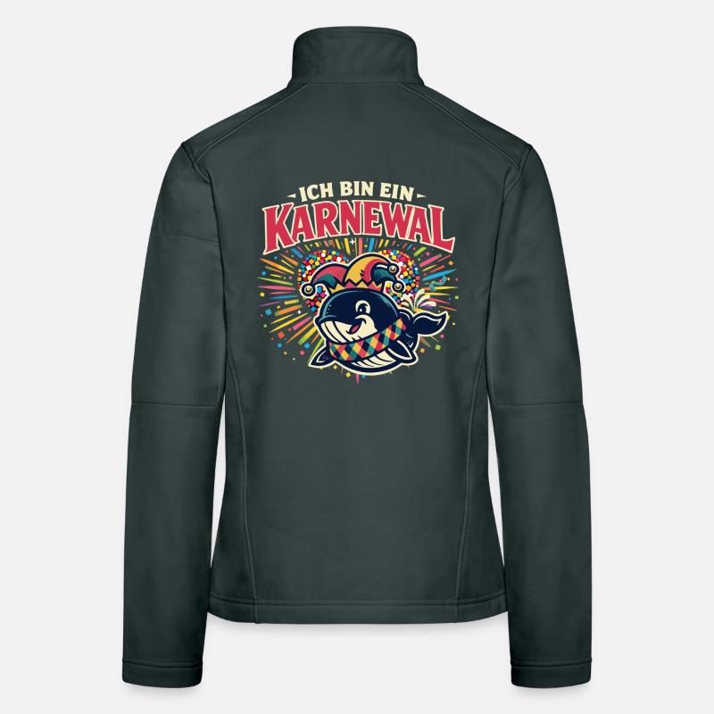 Karneval 2026 Geburtstag Geschenk Alaaf Frauen Softshelljacke