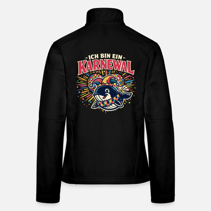 Karneval 2026 Geburtstag Geschenk Alaaf Frauen Softshelljacke