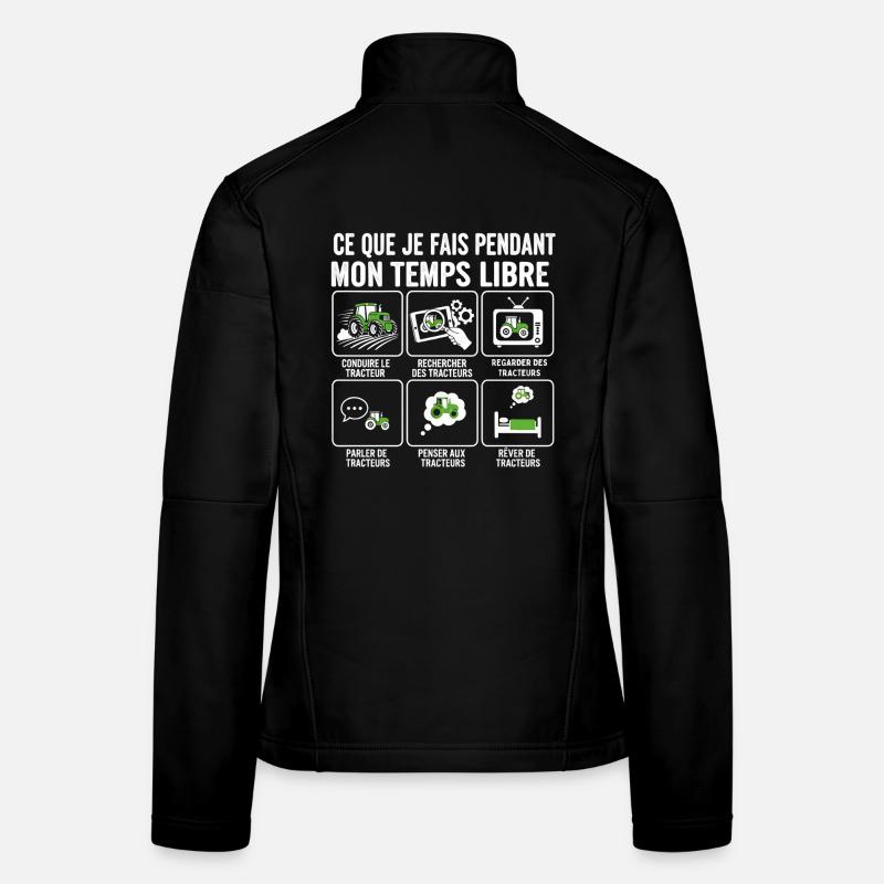 Free time and tractors: activities Women's Softshell Jacket